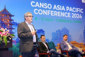 The Aireon team presenting during their workshop at CANSO APAC 2024.