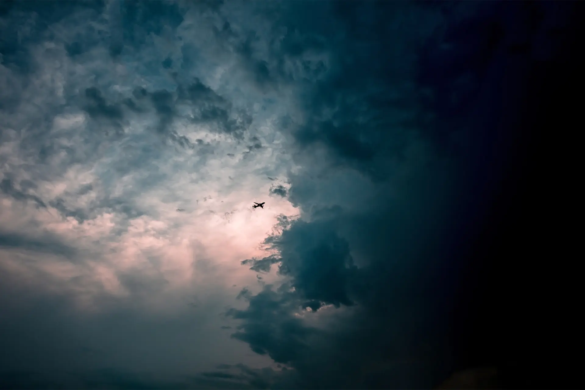 Flying into thunderclouds